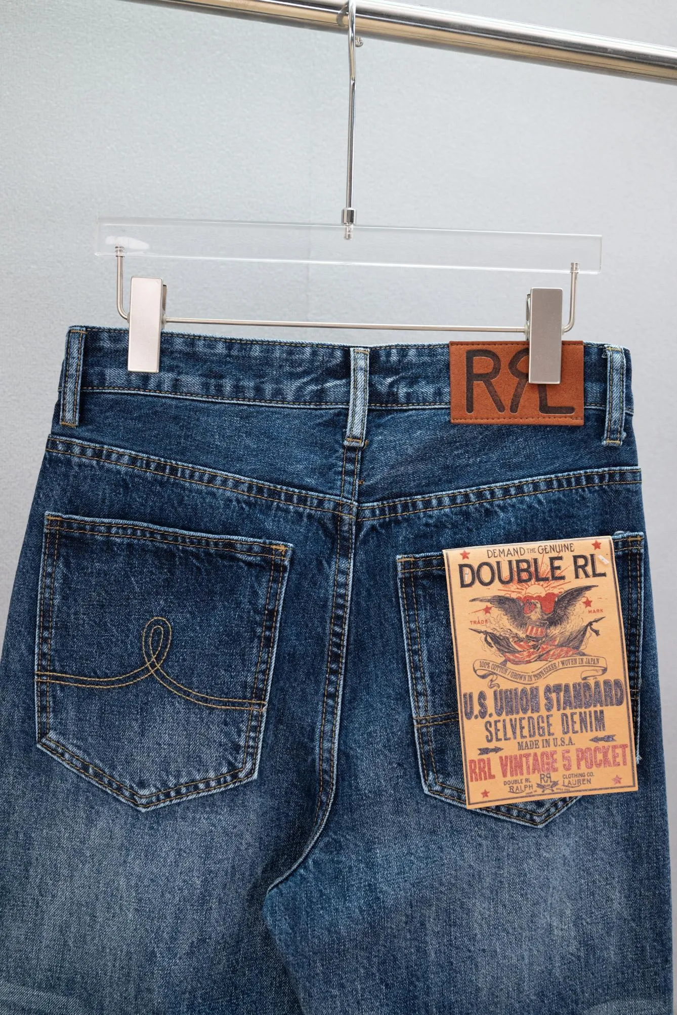 ：（A 025） RRL 2026New Arrival Retro Quality ， ， ， ， ， ！ ， ， ！！！ ：Blue Size：28、30、32、34